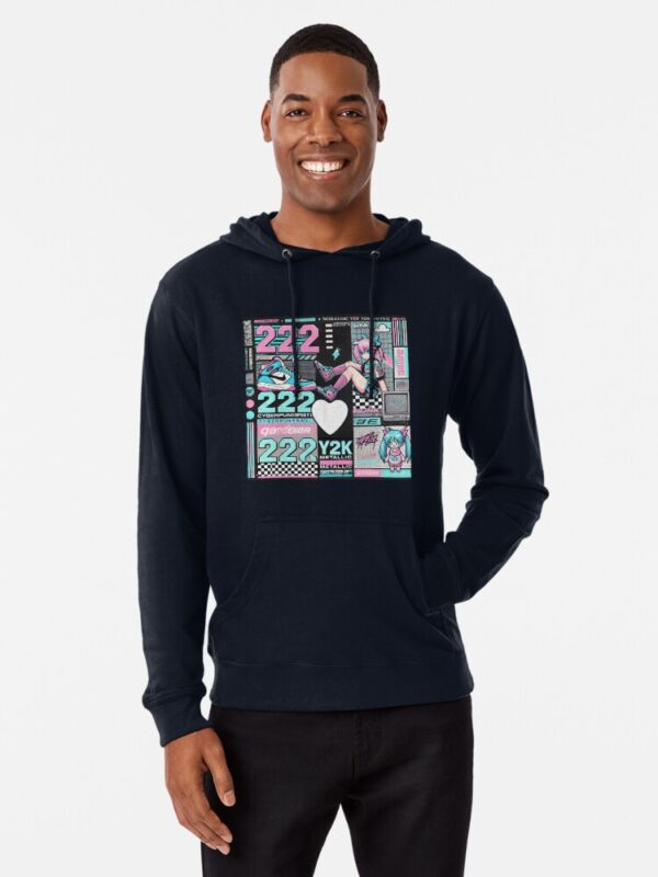 Gen Z artwork Lightweight Hoodie - Image 3