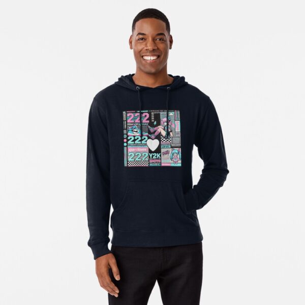 Gen Z artwork Lightweight Hoodie