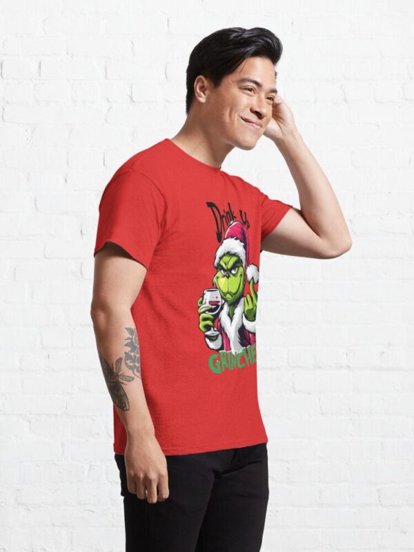 Have a drink with the Grinch Classic T-Shirt - Image 3