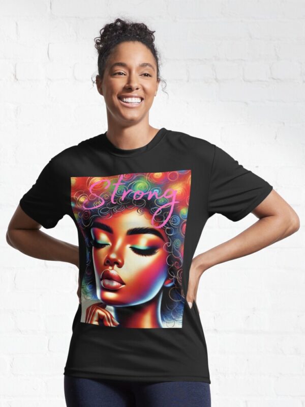 Strong Black Women Active T-Shirt